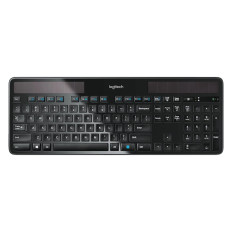 Logitech 820-005180 | Ultra-Thin 2.4GHz Wireless Solar USB Keyboard
