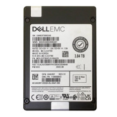 Dell H62RF | 3.84TB 2.5" 24GB/s SAS Triple-Level Cell Read-Intensive ISE Hot-Pluggable Solid State Drive for PowerEdge G14 - G16 Servers and Storage Arrays