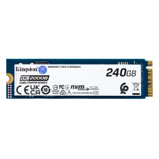 Kingston SEDC2000BYM8/240G | DC2000B Series 240GB 3D TLC NAND PCI Express 4.0 x4 NVMe M.2 2280 Enterprise Solid State Drive