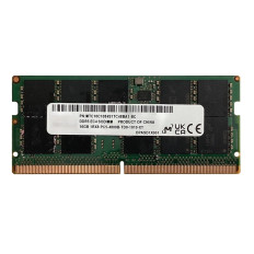 Micron MTC10C1084S1TC48B | 16GB DDR5-4800MHz PC5-38400 ECC Unbuffered SODIMM CL40 1Rx8 1.1V 262-Pin Memory Module