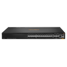 HP R9W86A#ABA | Aruba Networking CX 8100 Series 24-Port 1G/10GBase-X SFP/SFP+ 4-Port 40G/100GBase-X QSFP+/QSFP28 Front to Back AirFlow Layer 3 Managed 1U Rack-mountable Network Switch