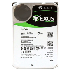 Seagate ST24000NM002H | Exos X24 24TB 3.5" 6GB/s SATA 7200RPM 512MB Cache 512e/4Kn ISE Server Hard Drive
