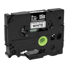 Brother HGES2215PK | 8m Pack Black on White HGe 9mm Tape