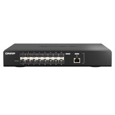 QNAP QSW-M5216-1T-US | 16 x Ports 25GBase-X + 1 x Port 10GbE RJ-45 Layer 2 Managed 1U Rack-Mountable Gigabit Ethernet Network Switch