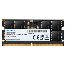 Adata AD5S560032G-S | 32GB DDR5-5600MHz Non-ECC Unbuffered CL46 262-Pin SODIMM 1.1V 2Rx8 Memory Module