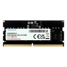 Adata AD5S56008G-S | 8GB DDR5-5600MHz PC5-44800 Non-ECC Unbuffered SODIMM CL46 1Rx16 1.1V 262-Pin  Memory Module