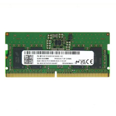 Micron MTC4C10163S1SC56BD1 | 8GB DDR5-5600MHz PC5-44800 Non-ECC Unbuffered SODIMM CL46 1Rx16 1.1V 262-Pin  Memory Module