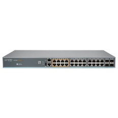 Juniper B-EX2300-24MP-EDU | EX2300 Series EX2300-24MP 16 x RJ-45 Ports PoE+ 1000Base-X + 8 x SFP28 Ports PoE+ Layer 3 Managed 1U Rack-mountable Gigabit Ethernet Network Switch