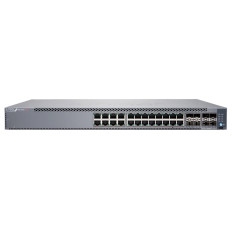 Juniper B-EX4100-24P-EDU | EX4100 Series EX4100-24P 24 x Ports PoE 10/100/1000Base-T + 4 x 10GbE Uplink Ports + 4 x 25GbE Stacking/Uplink Ports Layer 3 Managed 1U Rack-mountable Gigabit Ethernet Network Switch