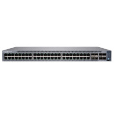 Juniper EX4100-48T-CHAS | EX4100 Series EX4100-48T 48 x Ports 10/100/1000Base-T + 4 x 10GbE Uplink Ports + 4 x 25GbE Stacking/Uplink Ports Layer 3 Managed 1U Rack-mountable Gigabit Ethernet Network Switch