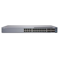 Juniper EX4100-F-24P | EX4100 Series 24 x Ports PoE+ 1000Base-T + 4 x Ports 10GbE Uplinks + 4 x Ports 10GbE Stacking/Uplink Ports Layer 3 Managed 1U Rack-mountable Gigabit Ethernet Network Switch