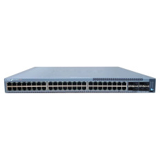 Juniper EX4100-F-48P-TAA | EX4100 Series 48 x Ports PoE+ 1000Base-T + 4 x Ports 10GbE Uplinks + 4 x Ports 10GbE Stacking/Uplink Ports Layer 3 Managed 1U Rack-mountable Gigabit Ethernet Network Switch TAA Compliant