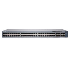 Juniper EX4100-F-48T | EX4100 Series 48 x Ports 1000Base-T + 4 x Ports 10GbE Uplinks + 4 x Ports 10GbE Stacking/Uplink Ports Layer 3 Managed 1U Rack-mountable Gigabit Ethernet Network Switch