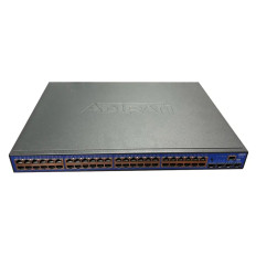 Adtran 17101548PF1 | NetVanta 1550-48P 48 x Ports PoE+ 10/100/1000Base-T + 4 x SFP+ Ports Layer 3 Managed 1U Rack-mountable Gigabit Ethernet Network Switch