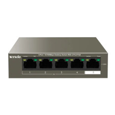 Tenda TEF1105P-4-63W | 5-Port 10/100Mbps Desktop Switch with 4-Port PoE