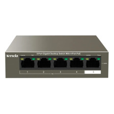 Tenda TEG1105P-4-63W | 5-Port Gigabit Desktop Switch with 4-Port PoE