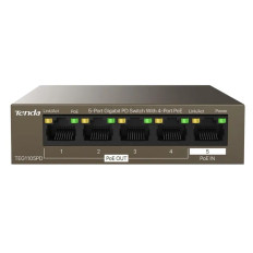 Tenda TEG1105PD | 5-Port Gigabit PD Switch With 4-Port PoE
