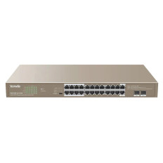 Tenda TEG1126P-24-410W | 24GE+2SFP Ethernet Switch with 24-Port PoE