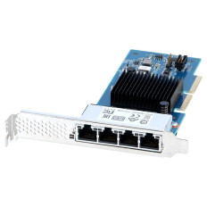 IBM 00D1998-06 | Quad-Ports RJ-45 1Gb/s 10Base-T/100Base-TX/1000Base-T Gigabit Ethernet PCI Express 2.1 x4 Server Network Adapter by Intel