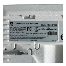 HP J9619A | MSM466 IEEE 802.11a/b/g/n 5GHz 450Mbit/s 1 x Port PoE 1000Base-T 6 x External Dual-Band Antennas Wireless Access Point