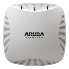 HP JW234A | Aruba 220 Series AP-224 IEEE 802.11ac 5GHz 1300Mbit/s 2 x Ports PoE+ 10/100/1000Base-T 3 x External Dual-Band Antennas Wireless Access Point