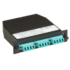 Black Box FOCA20M3-1MP12-12LC | MTP OM3 Fiber Optic LGX Cassette (1) MTP 12 to (12) LC Type A