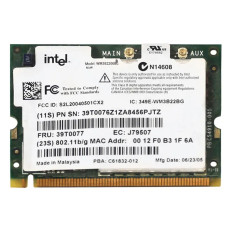 IBM 39T007706CT | Lenovo PRO/Wireless 2200BG 2.4GHz 54Mbps IEEE 802.11b/g Mini PCI Wireless Network Adapte