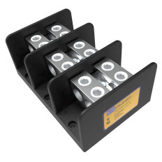 Eaton PDB-22-500-3 | Bussmann 16220-2 Panel Mount Barrier Terminal Block 2 Pole 600V 175A