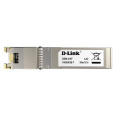 D-Link DEM-410T | 10Gb/s Copper 30m RJ45 Connector CAT6A SFP+ Transceiver Module