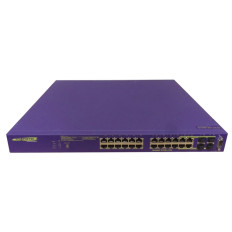 Extreme Networks 16142 | X450E Series 24 x RJ-45 PoE 10/100/1000Base-T + 4 x Shared SFP Ports Layer 2 Mananged Gigabit Ethernet Network Switch