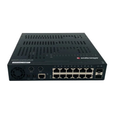 Extreme Networks D2G124-12P | D-Series 12 x Ports PoE 1000Base-T + 2 x Ports Combo RJ-45/SFP Layer 2 Managed 1U Rack-Mountable Gigabit Ethernet Workgroup Switch