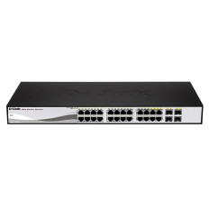 D-Link DGS-1210-24/E | DES-1210 Series 24 x 10/100/1000Base-T RJ-45 and 4 x Combo RJ-45/SFP (mini-GBIC) Ports Layer 2 Gigabit Ethernet Switch