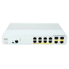 Cisco WS-C2960C-8PC-L-DB | Catalyst 2960C Series 2960C-8PC-L 8 x 10/100Base-TX RJ-45 PoE and 2 x 1G RJ45/SFP Dual Purpose Uplink Ports Layer 2 Managed Fast Ethernet Network Switch
