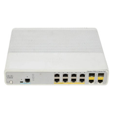 Cisco WS-C3560C-8PC-S | Catalyst 3560-C Series 3560C-8PC-S 8 x 10/100Base-TX RJ-45 PoE+ and 2 x 1G RJ-45/SFP Dual Purpose Uplink Ports Layer 2 Managed Fast Ethernet Network Switch