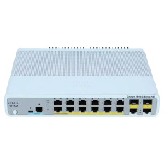 Cisco WS-C3560C-12PC-S-A1 | Catalyst 3560-C Series 3560C-12PC-S 12 x 10/100Base-TX RJ-45 PoE+ and 2 x 1G RJ-45/SFP Dual Purpose Uplink Ports Layer 2 Managed Fast Ethernet Network Switch