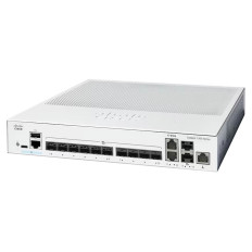Cisco C1300-12XS | Catalyst 1300 Series 1300-12XS 10 x 10GbE SFP+ and 2 x 10GbE RJ-45/SFP+ Dual Purpose Uplink Ports and 1 x GE Management Port Layer 3 Managed 10 Gigabit Ethernet Switch
