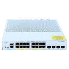 Cisco C1300-16P-4X | Catalyst 1300 Series 1300-16P-4X 16 x 10/100/1000Base-T RJ-45 PoE+ and 4 x 10GbE SFP+ Uplink Ports Layer 3 Managed Gigabit Ethernet Switch