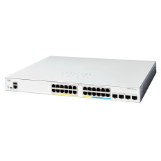 Cisco C1300-24MGP-4X | Catalyst 1300 Series 1300-24MGP-4X 16 x 1GbE RJ-45 PoE+ and 8 x 2.5GbE RJ-45 PoE+ and 4 x 10GbE SFP+ Uplink Ports Layer 3 Managed Gigabit Ethernet Switch