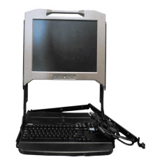 Dell RU943 | 17-Inch Rack-Mountable LCD Console with Keyboard and Tray