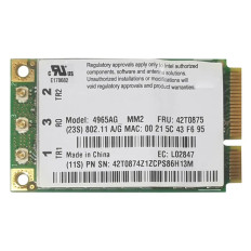 IBM 42T0875 | Lenovo Wi-Fi Link 4965AGN Wireless Network Card for ThinkPad X60