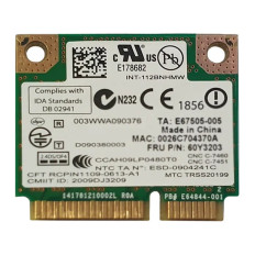 Lenovo 60Y3203-US-06 | Dual Band 300Mbps 2.4GHz / 5GHz IEEE 802.11a/b/g/n Mini PCI Express Wireless Network Card