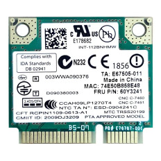 IBM 60Y3241 | Thinkpad Laptop Notebook 802 B G N Card