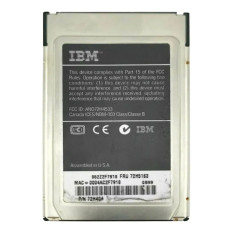IBM 72H5163 | Lenovo 10Base-T PCMCIA EtherJet PC Card