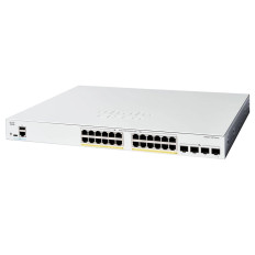 Cisco C1300-24FP-4G-RF | Catalyst 1300 Series 1300-24FP-4G 24 x 10/100/1000Base-T RJ-45 PoE+ and 4 x 1GbE SFP Uplink Ports Layer 3 Managed Gigabit Ethernet Switch