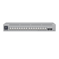 Ubiquiti USW-PRO-MAX-16-POE | 16-Ports Layer 3 Etherlighting Switch with 2.5GbE PoE++ Output and Versatile Mounting Options