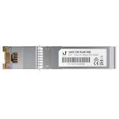 Ubiquiti UACC-CM-RJ45-10G | 10Gb/s 10GBase-T 30m Cat6a 1 x Port RJ-45 Connector SFP+ Transceiver Module