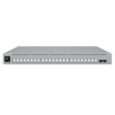 Ubiquiti USW-PRO-XG-24-POE | Professional-Grade 24-Ports (16x 10GbE and 8x 2.5GbE) with 2x 25G SFP28 Ports Layer 3 Etherlighting PoE+++ Switch