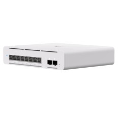 Ubiquiti USW-PRO-XG-8-POE | 8x 10GbE and 2x 10G SFP+ Ports Layer 3 Etherlighting PoE++ Compact Desktop/Wall-mountable Professional-Grade Switch