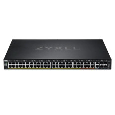 ZyXEL XGS2220-54HP | 48-Port Gigabit POE 600W with 4x SFP+ 10G and 2x RJ45 10GbE Ports Managed Switch