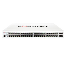 Fortinet FS-148E-POE | FortiSwitch 100 Series 24 x Ports 1000Base-T PoE + 4 x Ports Gigabit SFP + 24 x Ports 1000Base-T 1U Rack-mountable Layer 2 Managed Gigabit Ethernet Network Switch